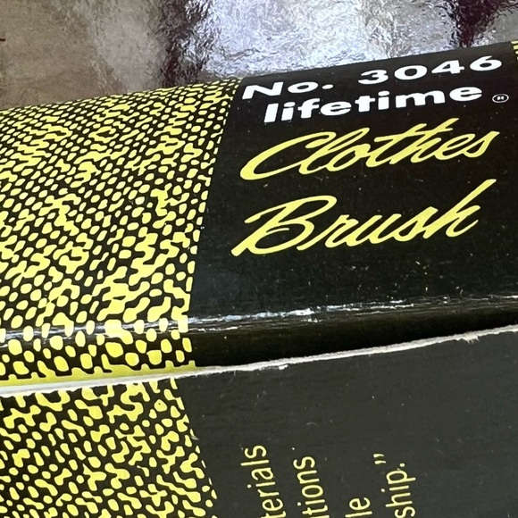 Vintage Stanley Clothes Brush / Lint Remover New in Box Black Lifetime Guarantee - Picture 5 of 10